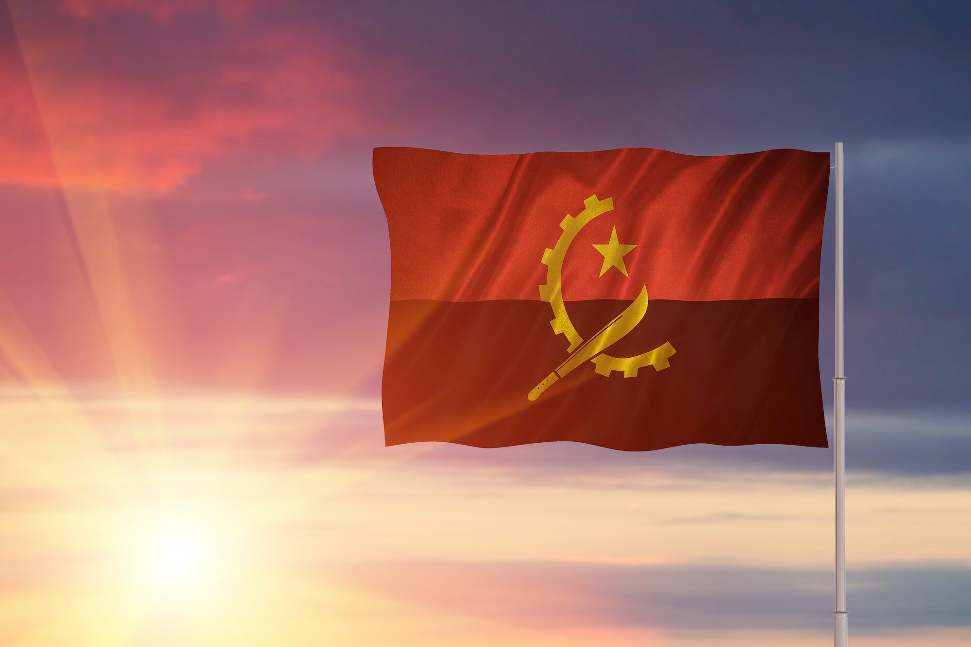 Flag of the Angola